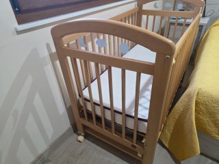 Cuna de bebé Lo Monaco de madera