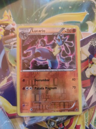 Carta Pokémon Lucario Fase 1 PS 110
