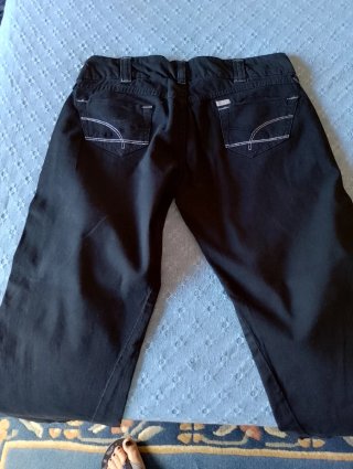 Pantalones Pirata Negro T.38 y Azul T40