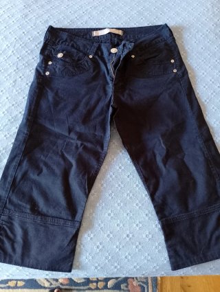 Pantalones Pirata Negro T.38 y Azul T40