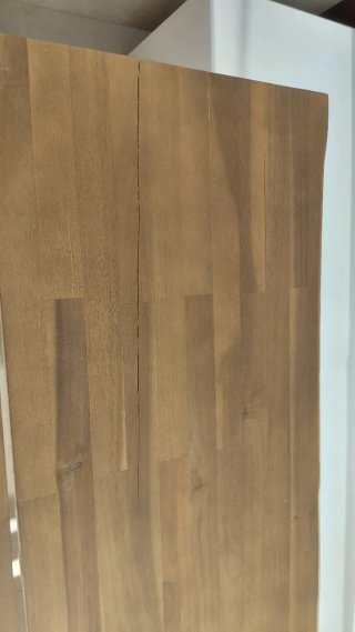 Mesa Terraza Madera y Metal SKLUM