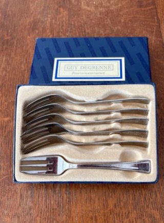 Guy Degrenne Tenedores Postre Set 6