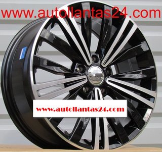 8820 JUEGO DE 4 LLANTAS VW BLACK METAL r630857
