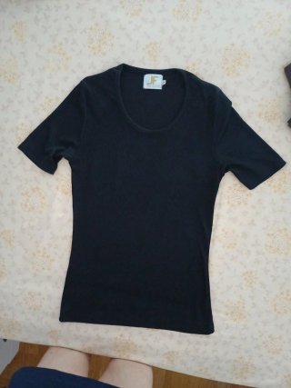 Camisa encaje H&M negra T S