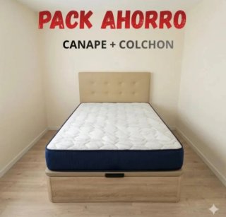 Oferta canapé y colchón