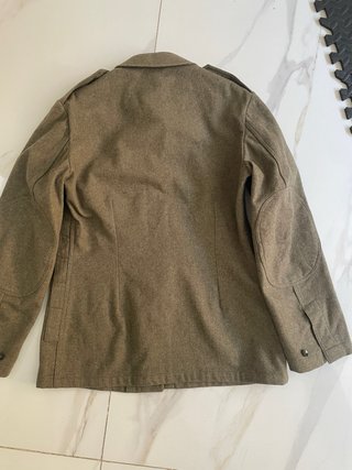 Chaqueta militar vintage verde oliva