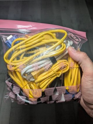 Conjunto de Cables de Red y Video