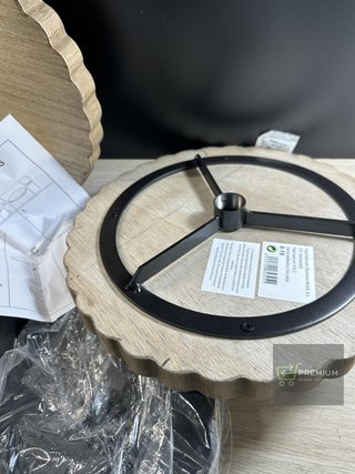 MESA REDDA DM PIE METAL Juego dos mesas