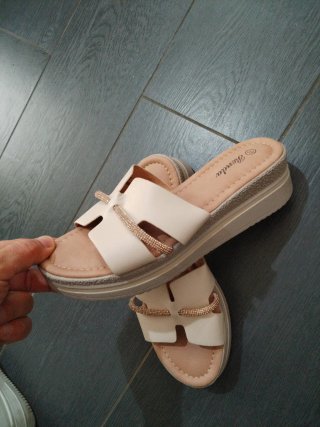 Ciabatte Renda beige donna n.39