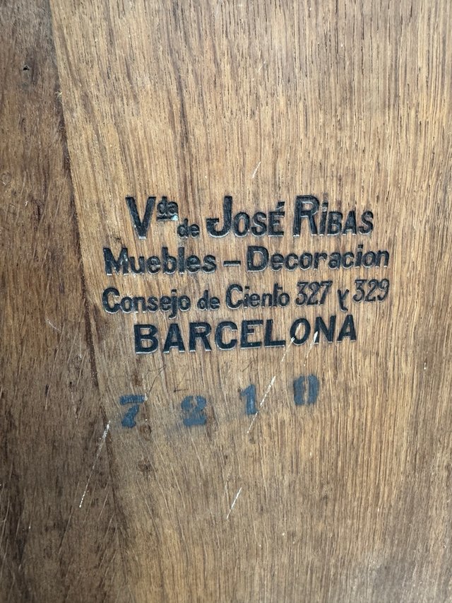 Mostrador de  Roble Antiguo Restaurado. Años 40