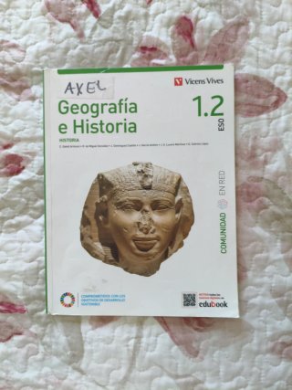 Geografía e historia, 1 ESO, (2 libros 1.1 y 1.2)