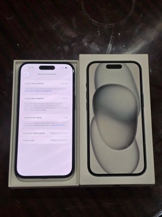 iPhone 15 128GB Negro Como Nuevo