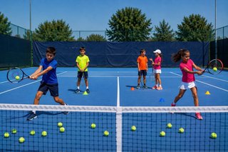 Clases de tenis, en La Manga del Mar Menor
