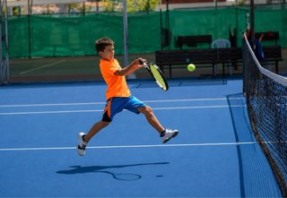 Clases de tenis, en La Manga del Mar Menor