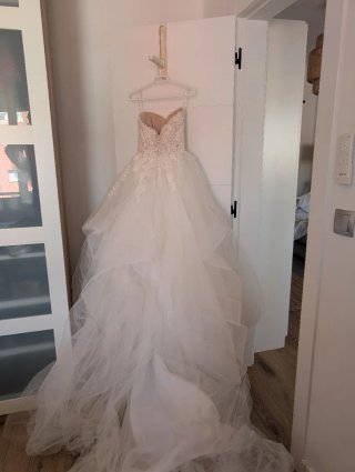 Vestido de Novia Pronovias Blanco Encaje