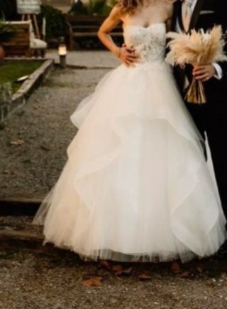 Vestido de Novia Pronovias Blanco Encaje