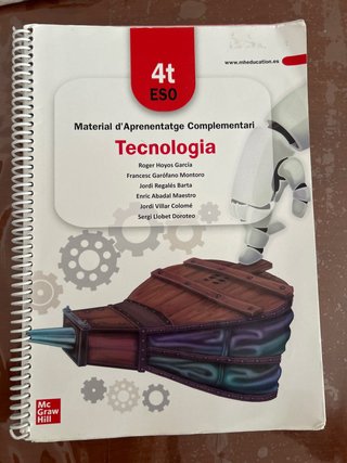Tecnologia, 4t ESO. Material d'aprenentatge com...