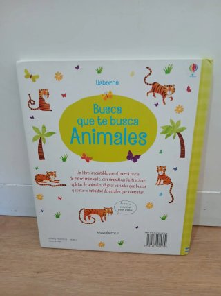Libro infantil  Busca que te busca: Animales