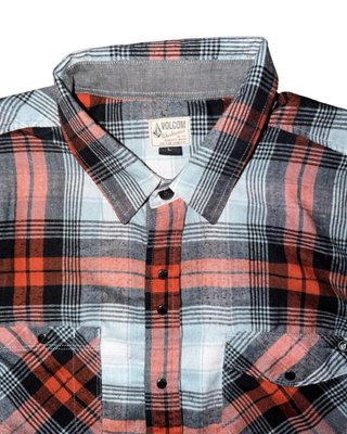 Camisa Volcom Vintage Y2K Cuadros