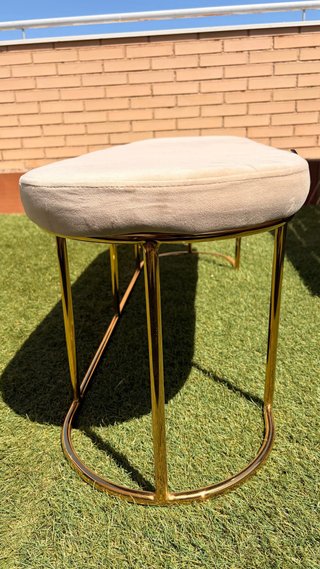 Banco Sklum Beige y Dorado boda