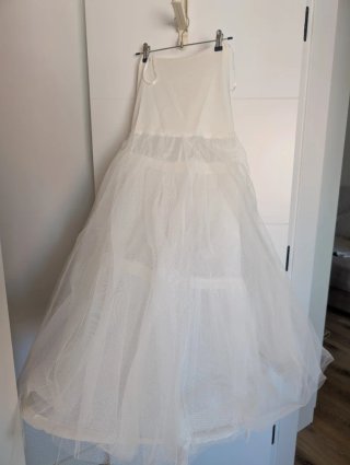 Can can vestido novia tul blanco. Talla 36 Nuevo
