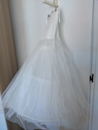 Can can vestido novia tul blanco. Talla 36 Nuevo
