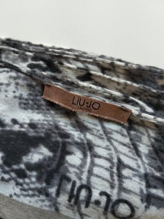 Pañuelo Liu Jo estampado serpiente y cadena