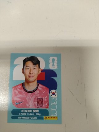 Cromo Heungmin Son Mundial FIFA 2022