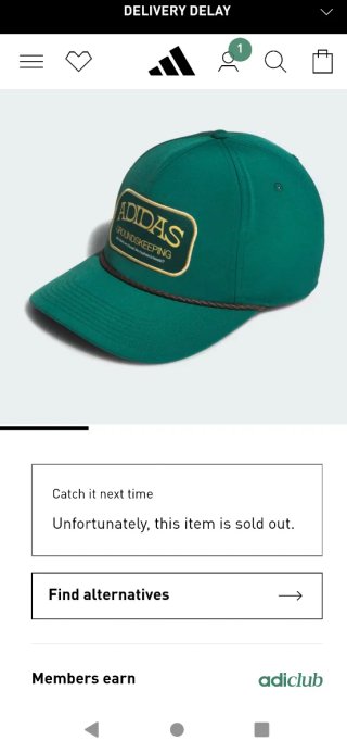 Gorra Adidas Golf Groundkeeping Bordada