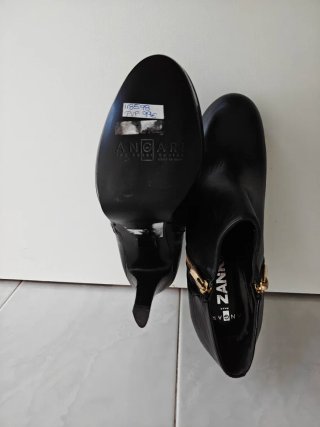 Botines ANGARI piel mujer talla 39 negros