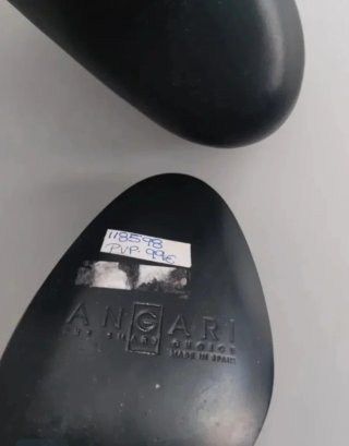 Botines ANGARI piel mujer talla 39 negros