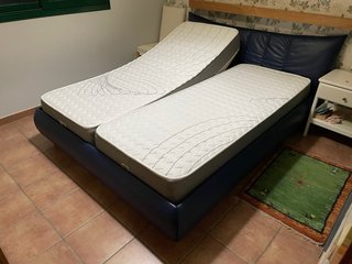 Letto 200x160 + 2 materassi singoli