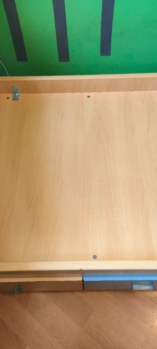 Estructura de cama con 5 cajones