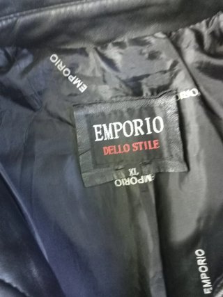 Chaqueta Emporio Talla XL Negra