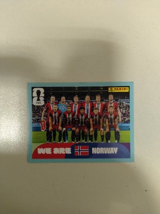 Cromo Panini Mundial Noruega