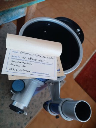 Antiguo Telescopio Reflector Bresser 115/920mm