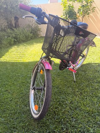 Bicicleta niña rosa “BTWIN” - 20 pulgadas