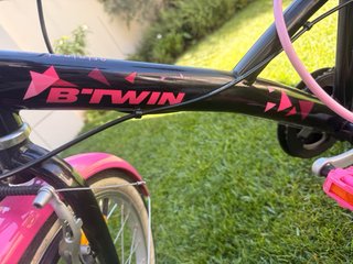 Bicicleta niña rosa “BTWIN” - 20 pulgadas