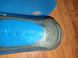 Aletas de natación Tribord azules