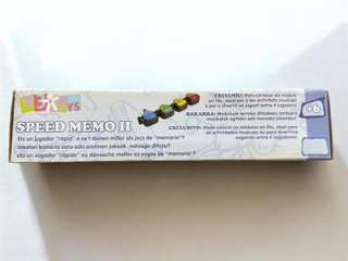 Juego Speed Memo II N3 Toys