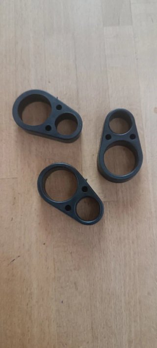 3 topes para puerta negros