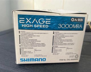 ¡SIN ESTRENAR! Carrete Shimano Exage MRA3000