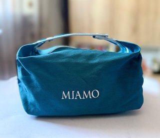 Pochette Miamo in cotone blu