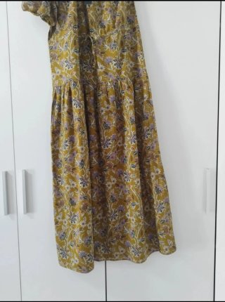 Vestido largo asimétrico talla L