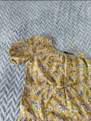 Vestido largo asimétrico talla L