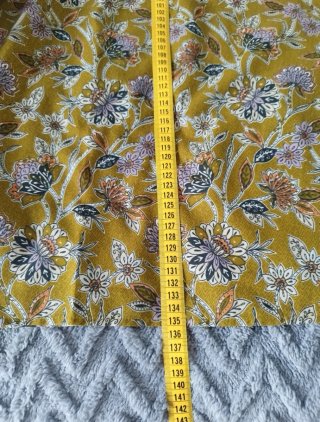 Vestido largo asimétrico talla L