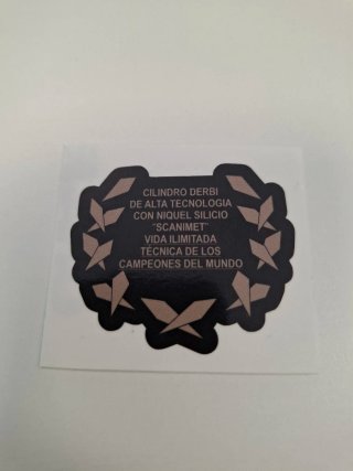 Pegatina Cilindro Derbi ScaniMet