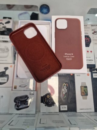 Funda iPhone 14 Piel Marrón