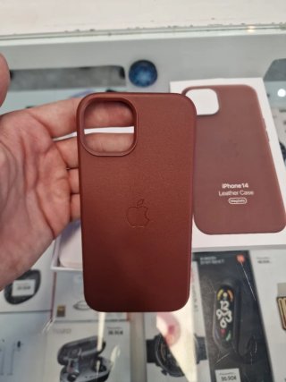 Funda iPhone 14 Piel Marrón