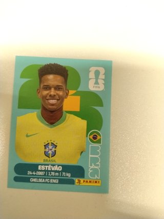 Cromo Estêvão Brasil FIFA 2023 Panini